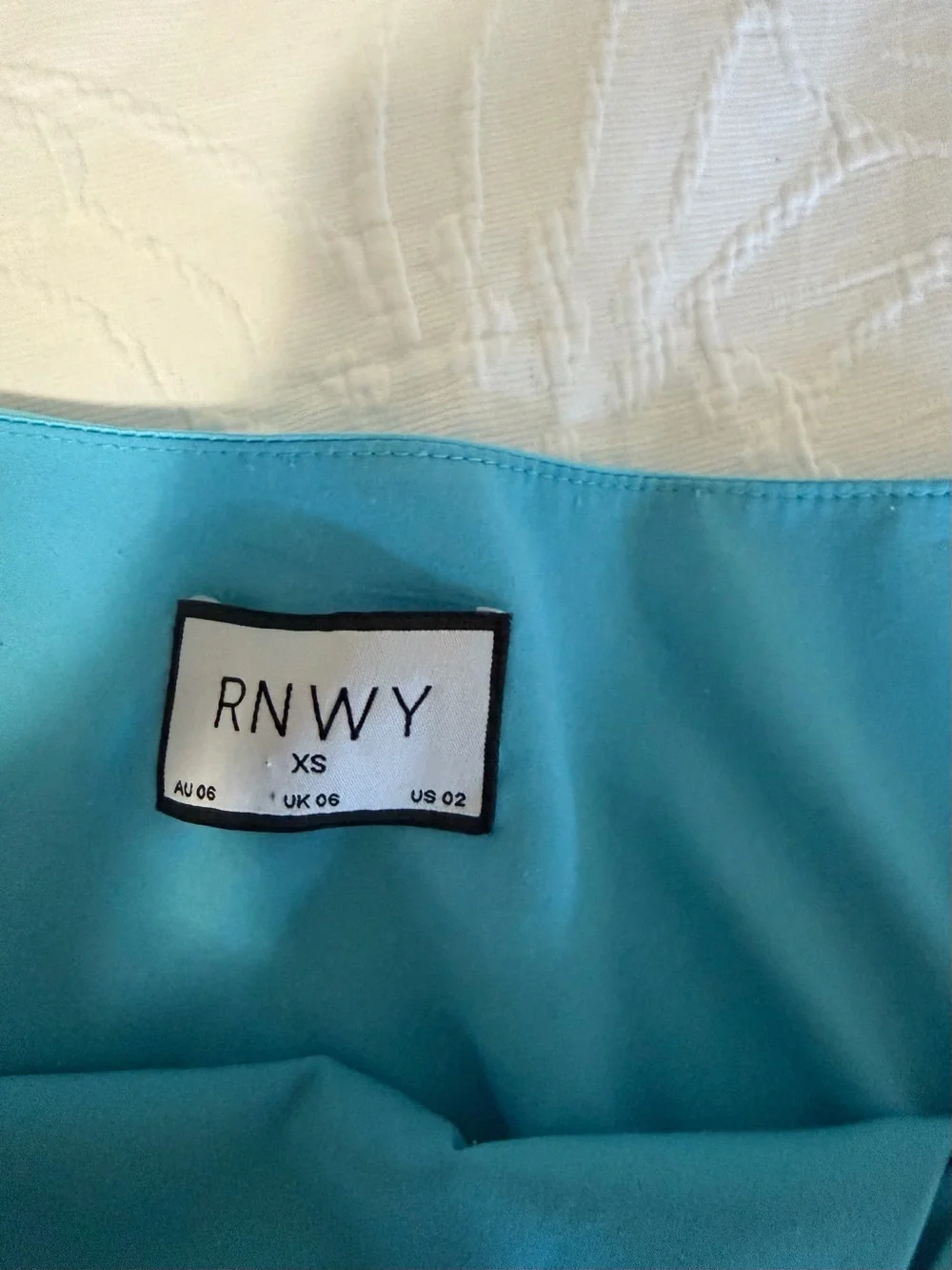 One-Shoulder Teal Satin Dress